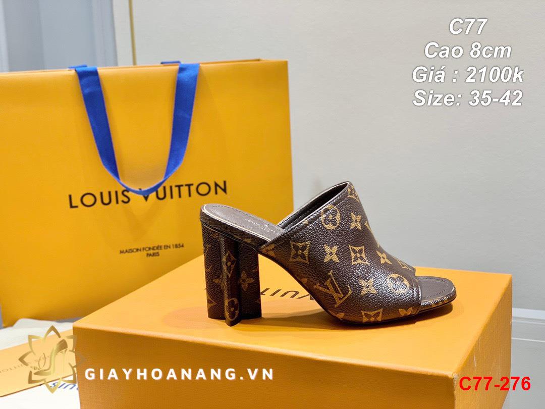 C77-276 Louis Vuitton dép cao 8cm siêu cấp