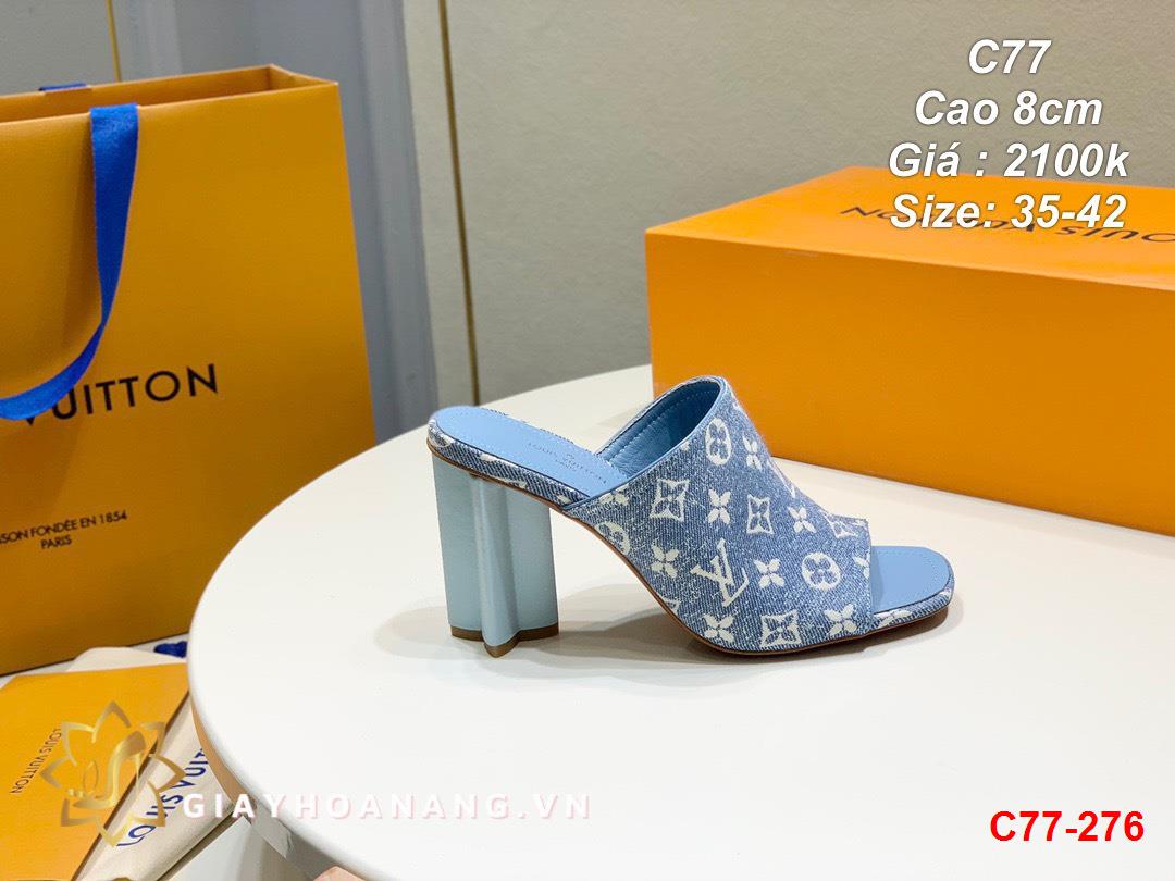 C77-276 Louis Vuitton dép cao 8cm siêu cấp