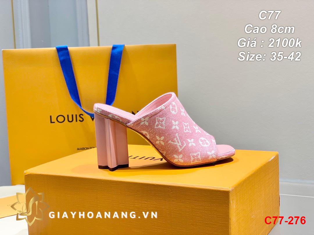 C77-276 Louis Vuitton dép cao 8cm siêu cấp