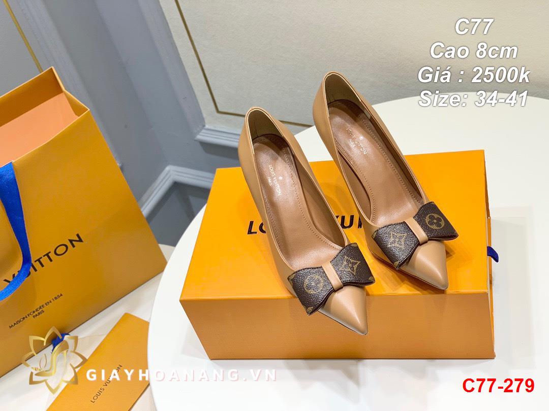 C77-279 Louis Vuitton giày cao 8cm siêu cấp