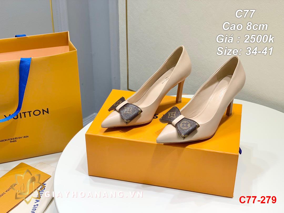 C77-279 Louis Vuitton giày cao 8cm siêu cấp