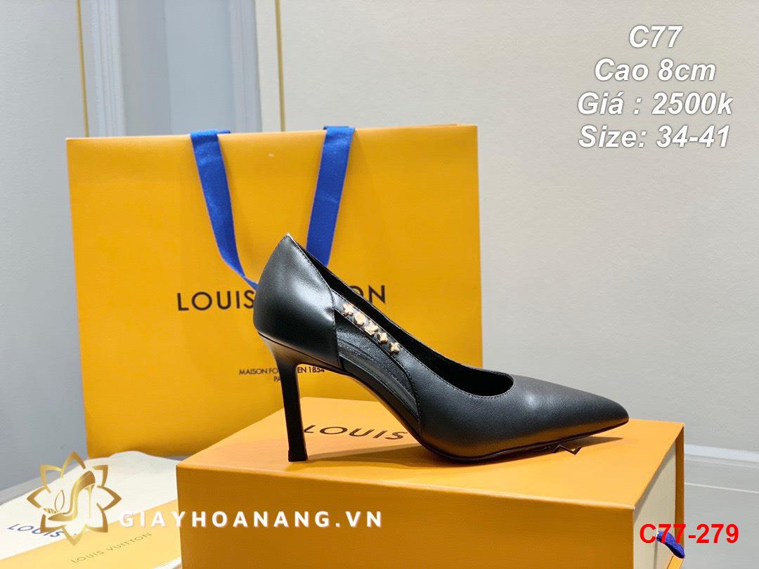 C77-279 Louis Vuitton giày cao 8cm siêu cấp