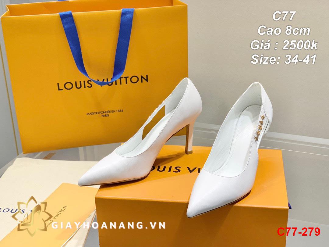 C77-279 Louis Vuitton giày cao 8cm siêu cấp