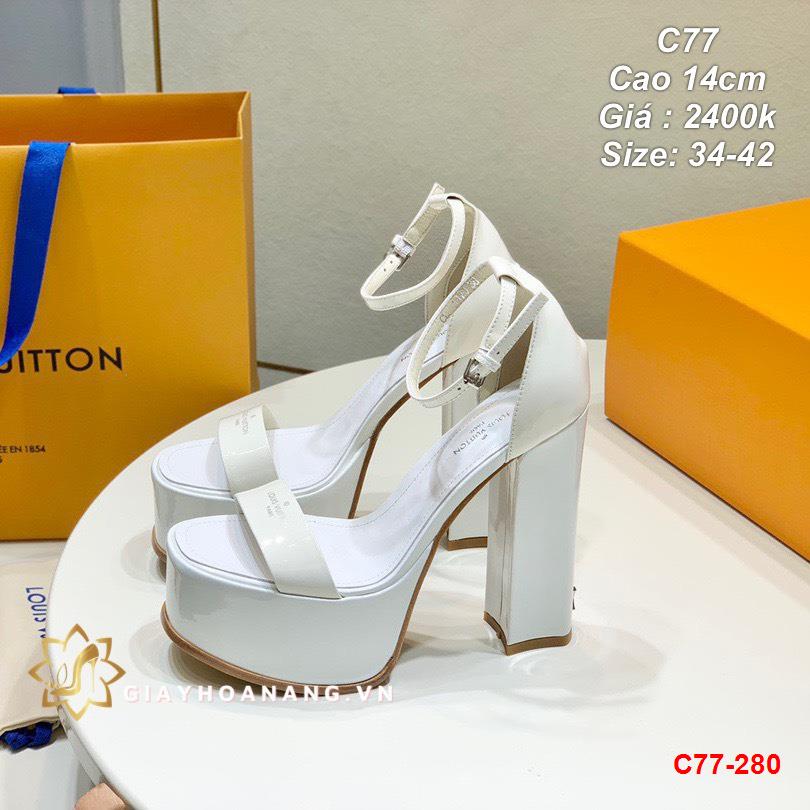 C77-280 Louis Vuitton sandal cao 14cm siêu cấp