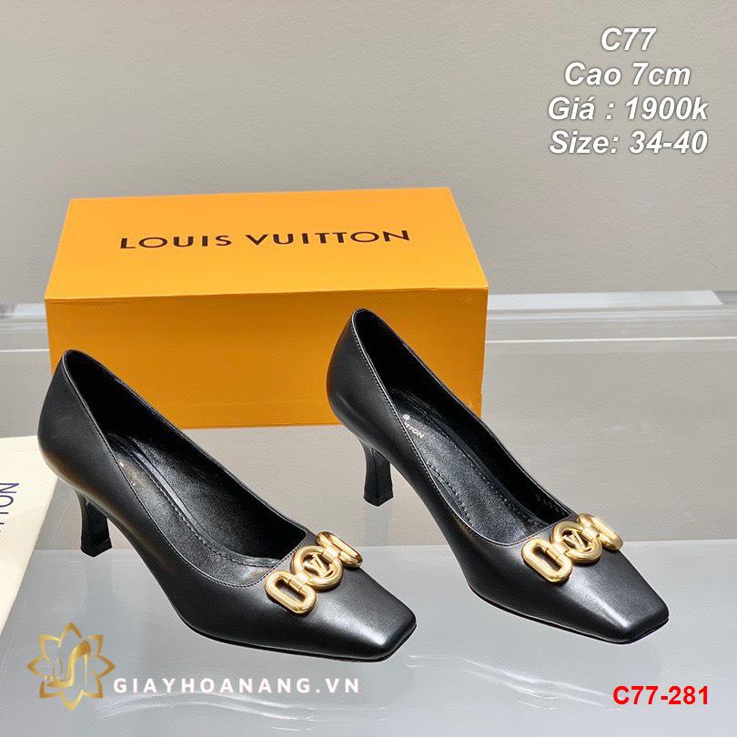 C77-281 Louis vuitton giày cao 7cm siêu cấp