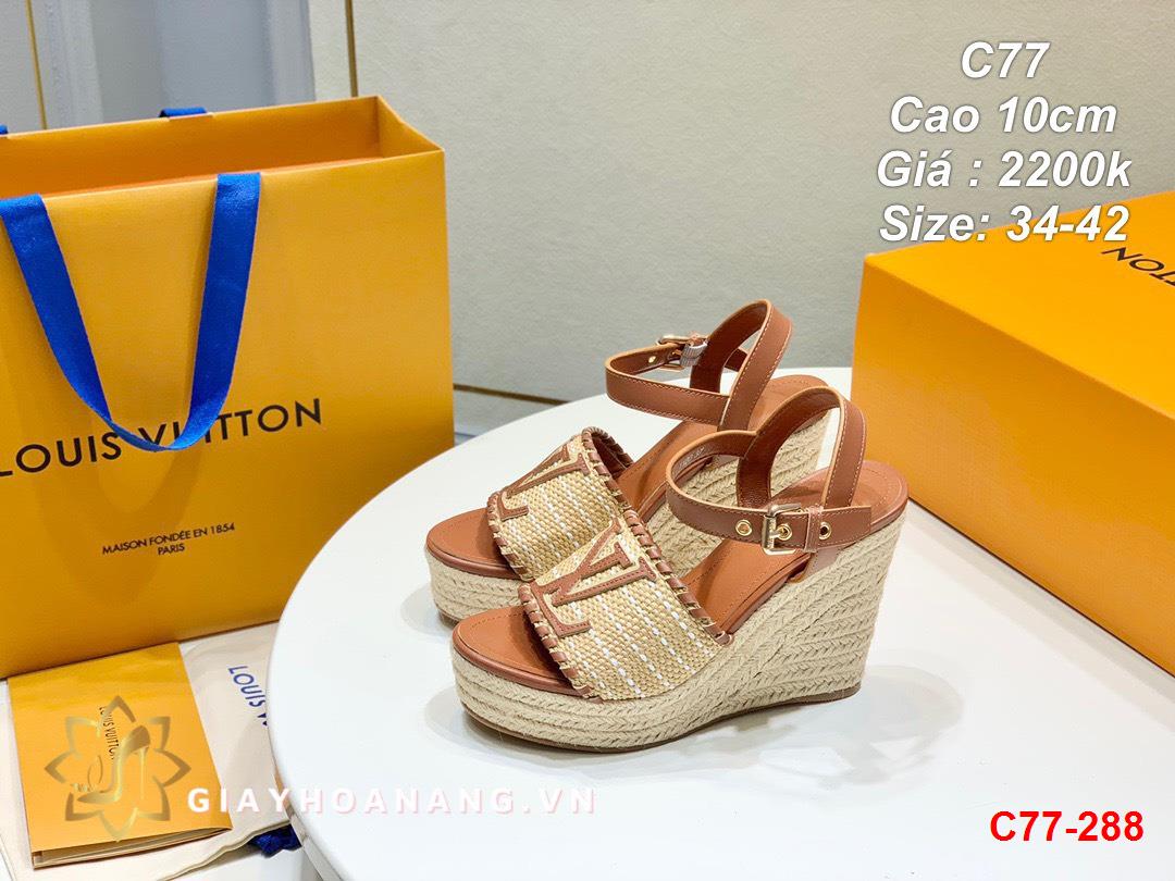 C77-288 Louis Vuitton sandal cao 10cm siêu cấp