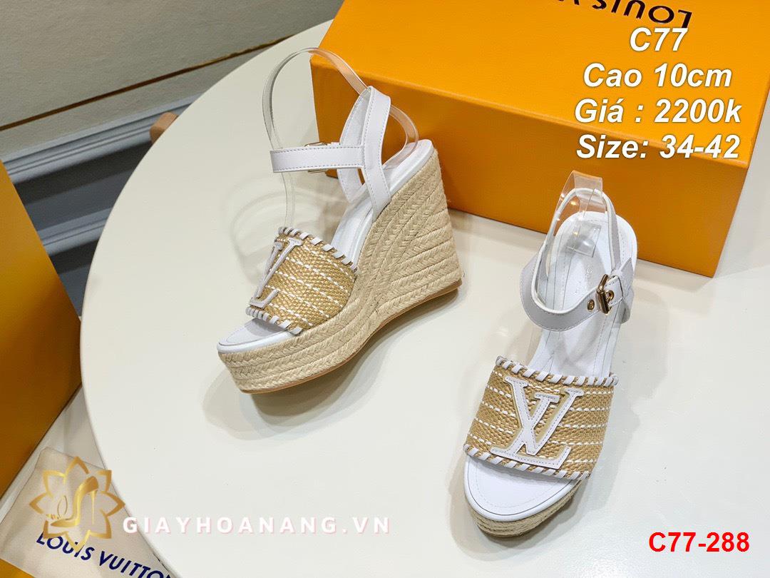 C77-288 Louis Vuitton sandal cao 10cm siêu cấp