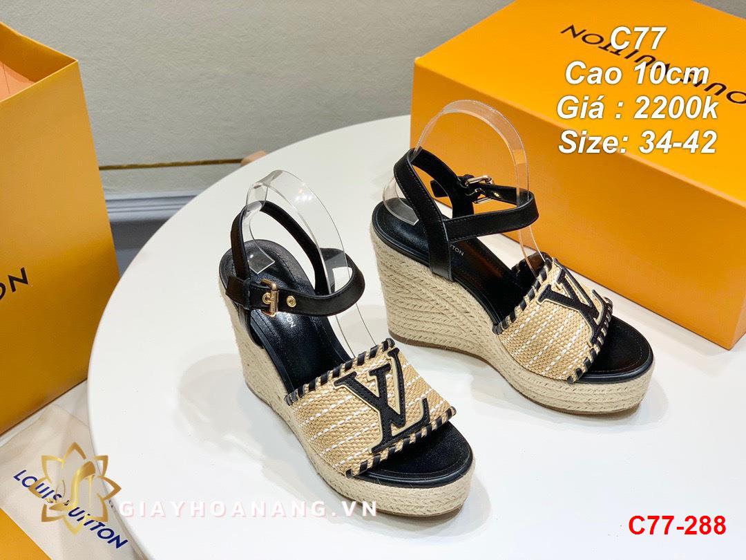 C77-288 Louis Vuitton sandal cao 10cm siêu cấp