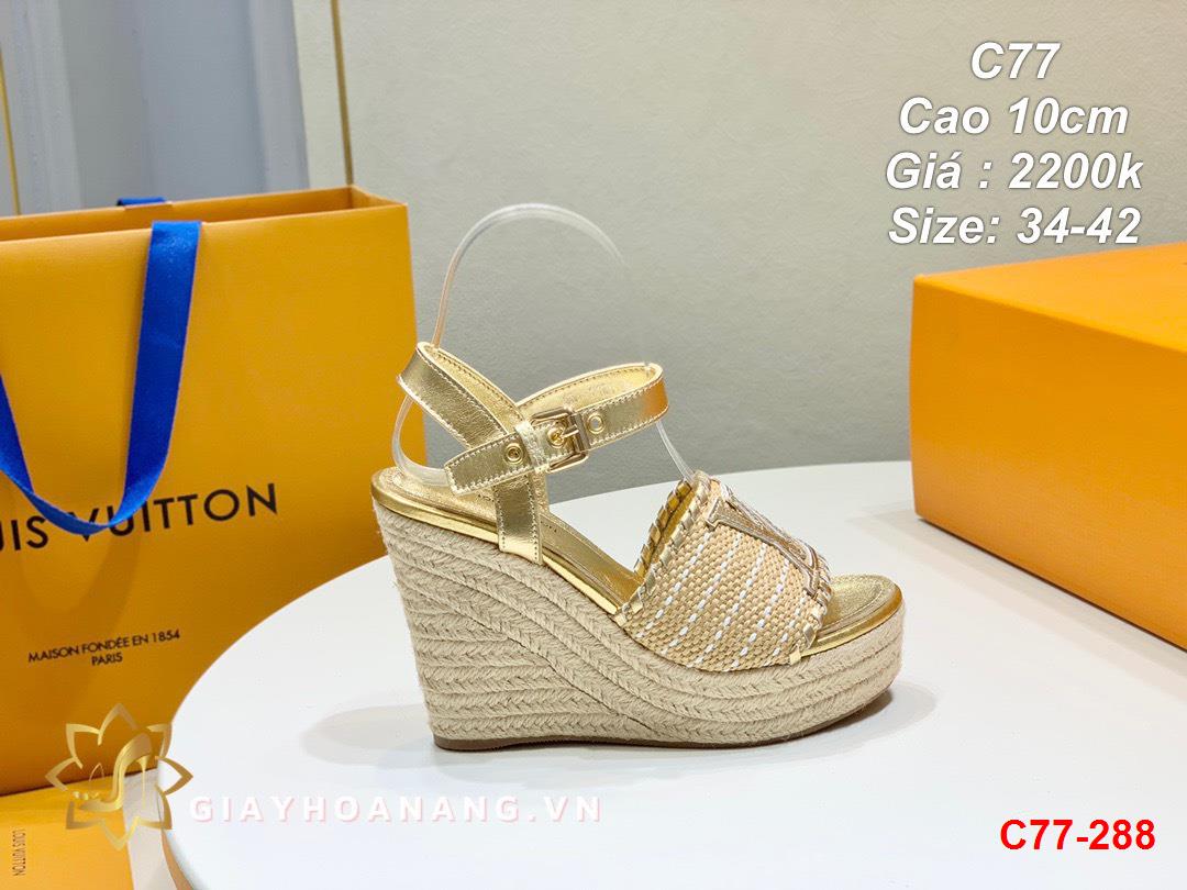 C77-288 Louis Vuitton sandal cao 10cm siêu cấp