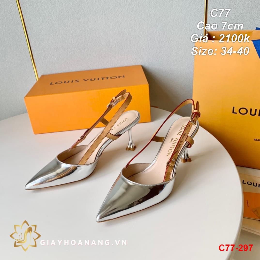 C77-297 Louis Vuitton sandal cao 7cm siêu cấp