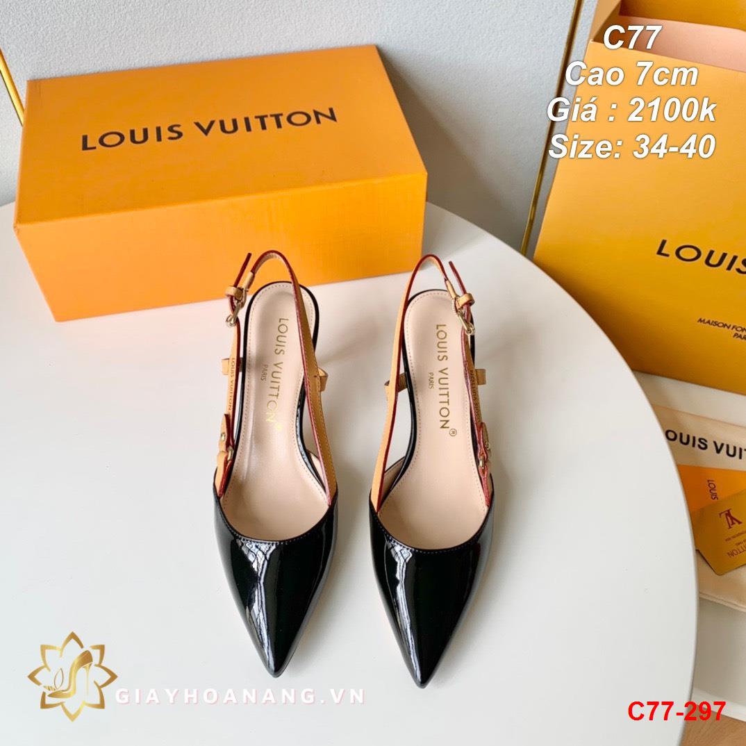 C77-297 Louis Vuitton sandal cao 7cm siêu cấp