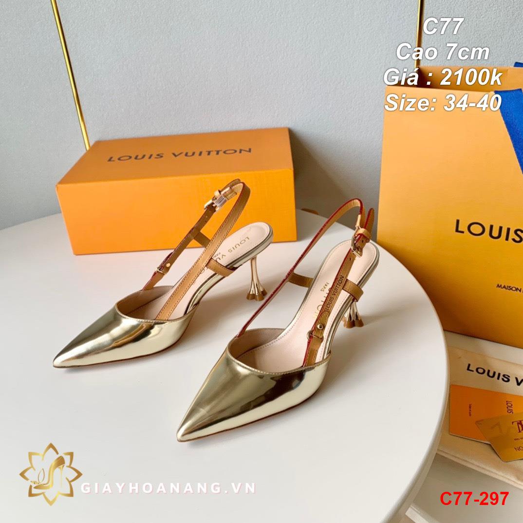 C77-297 Louis Vuitton sandal cao 7cm siêu cấp