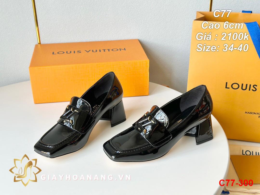 C77-300 Louis Vuitton giày cao 6cm siêu cấp