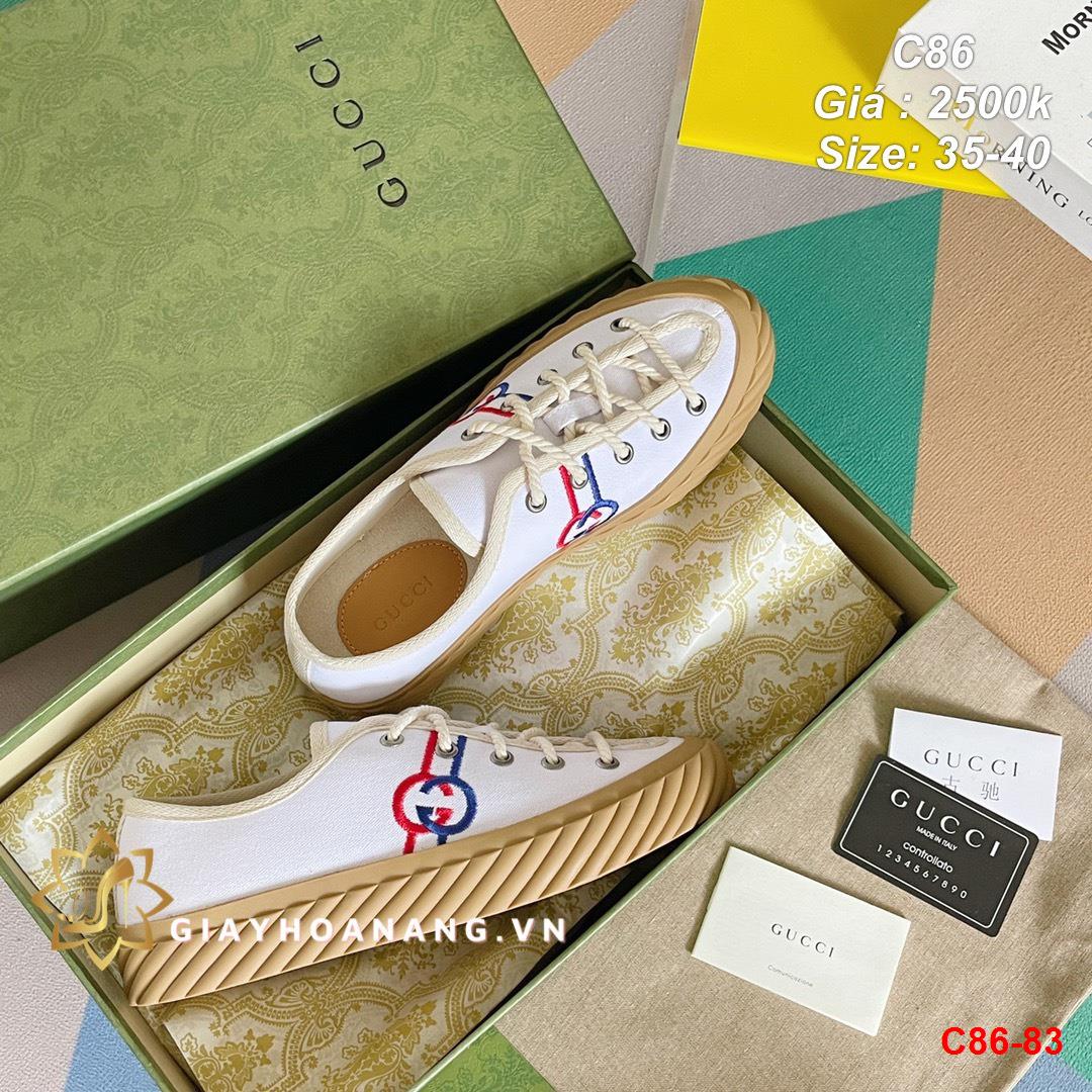 C86-83 Gucci giày thể thao siêu cấp