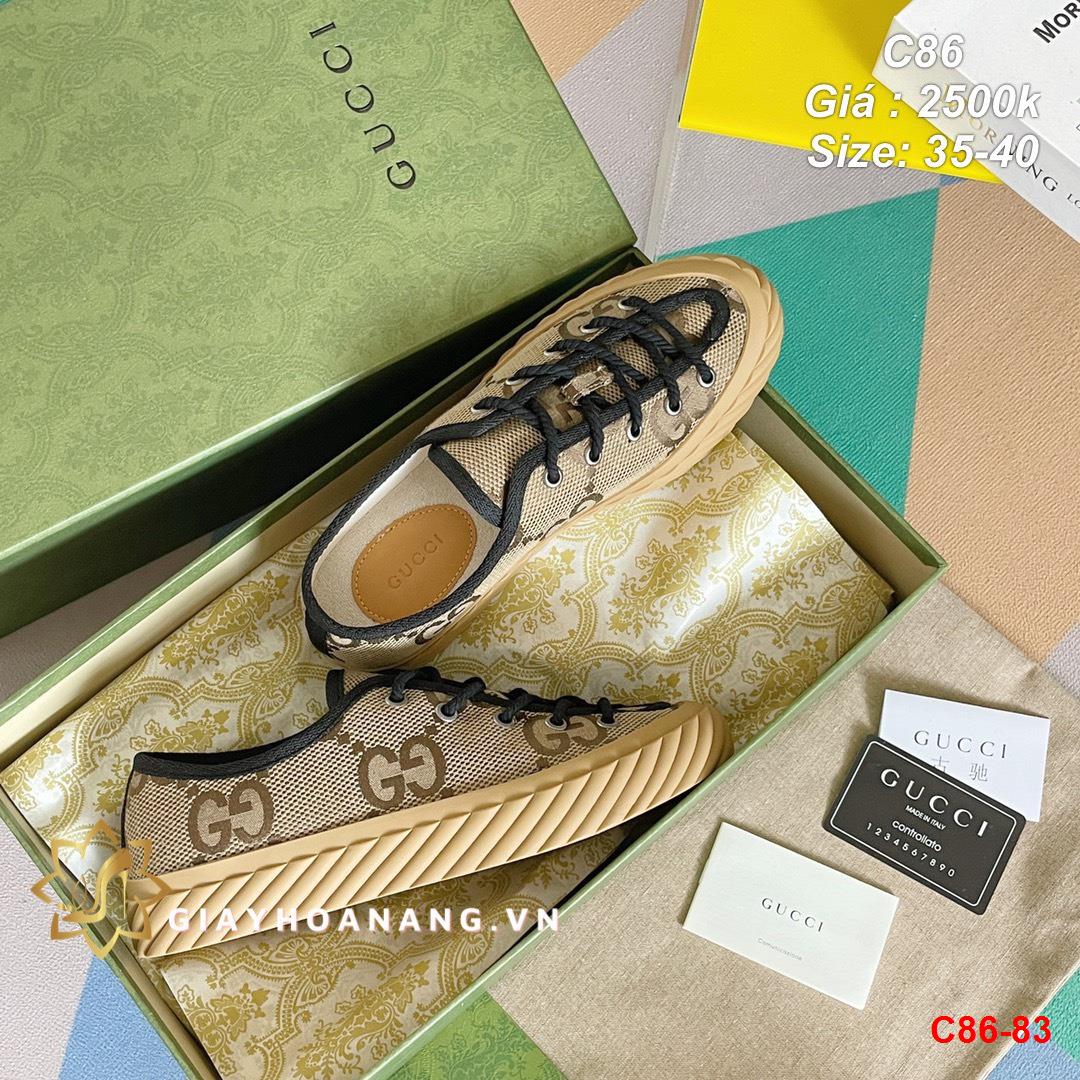 C86-83 Gucci giày thể thao siêu cấp