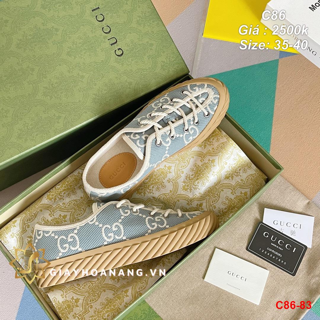 C86-83 Gucci giày thể thao siêu cấp