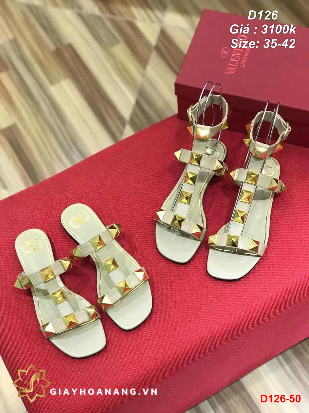 D126-50 Valentino sandal siêu cấp