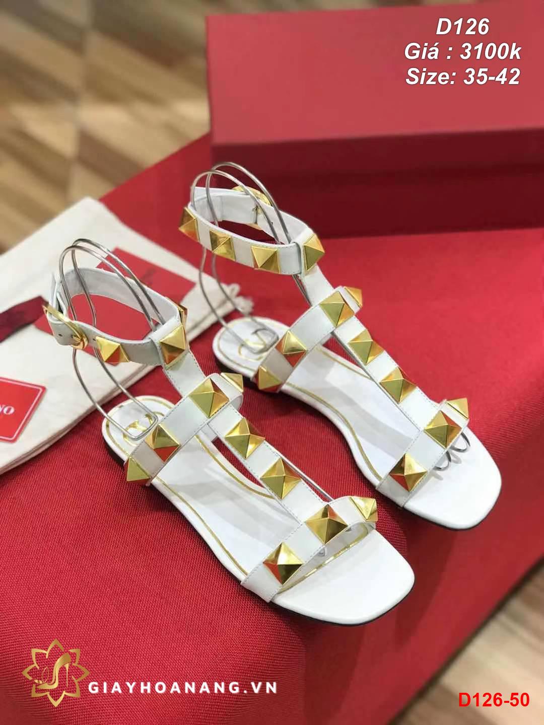 D126-50 Valentino sandal siêu cấp