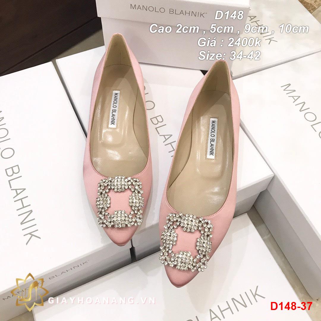 D148-37 Manolo Blahnik giày cao 2cm , 5cm , 9cm , 10cm  siêu cấp