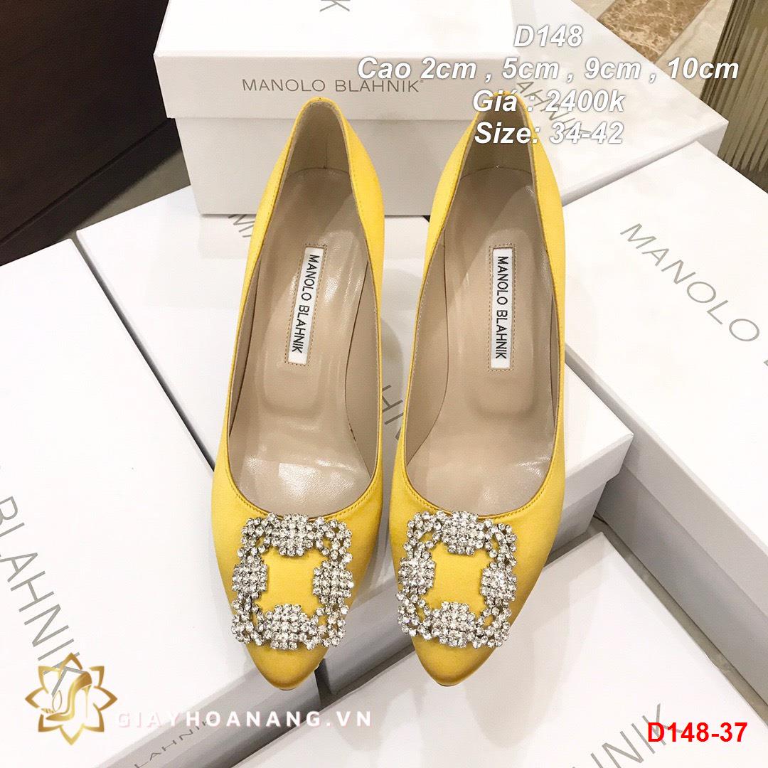 D148-37 Manolo Blahnik giày cao 2cm , 5cm , 9cm , 10cm  siêu cấp