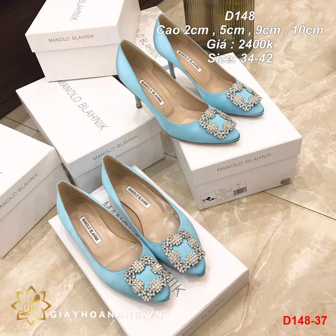 D148-37 Manolo Blahnik giày cao 2cm , 5cm , 9cm , 10cm  siêu cấp