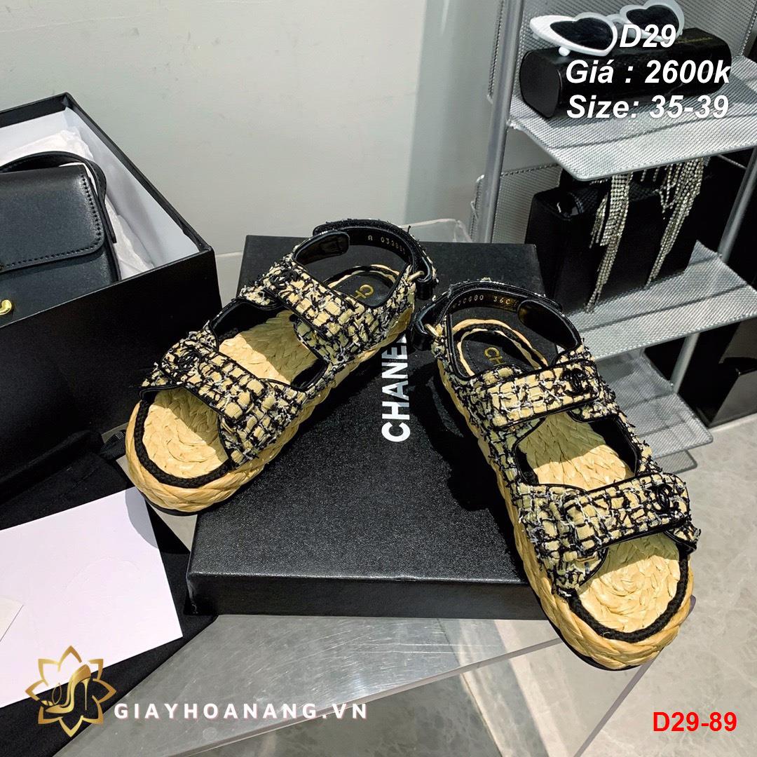 D29-89 Chanel sandal siêu cấp