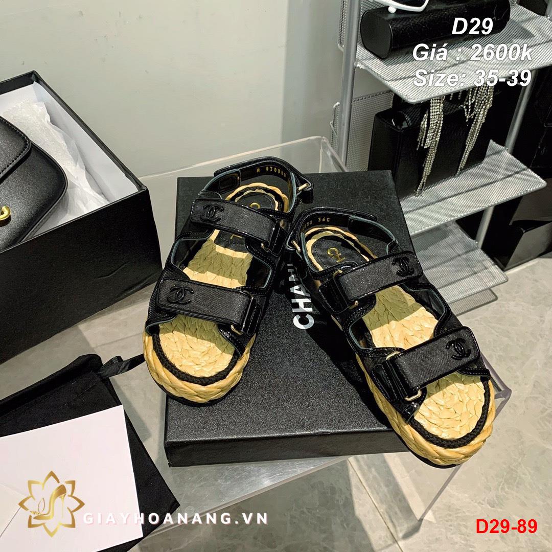 D29-89 Chanel sandal siêu cấp