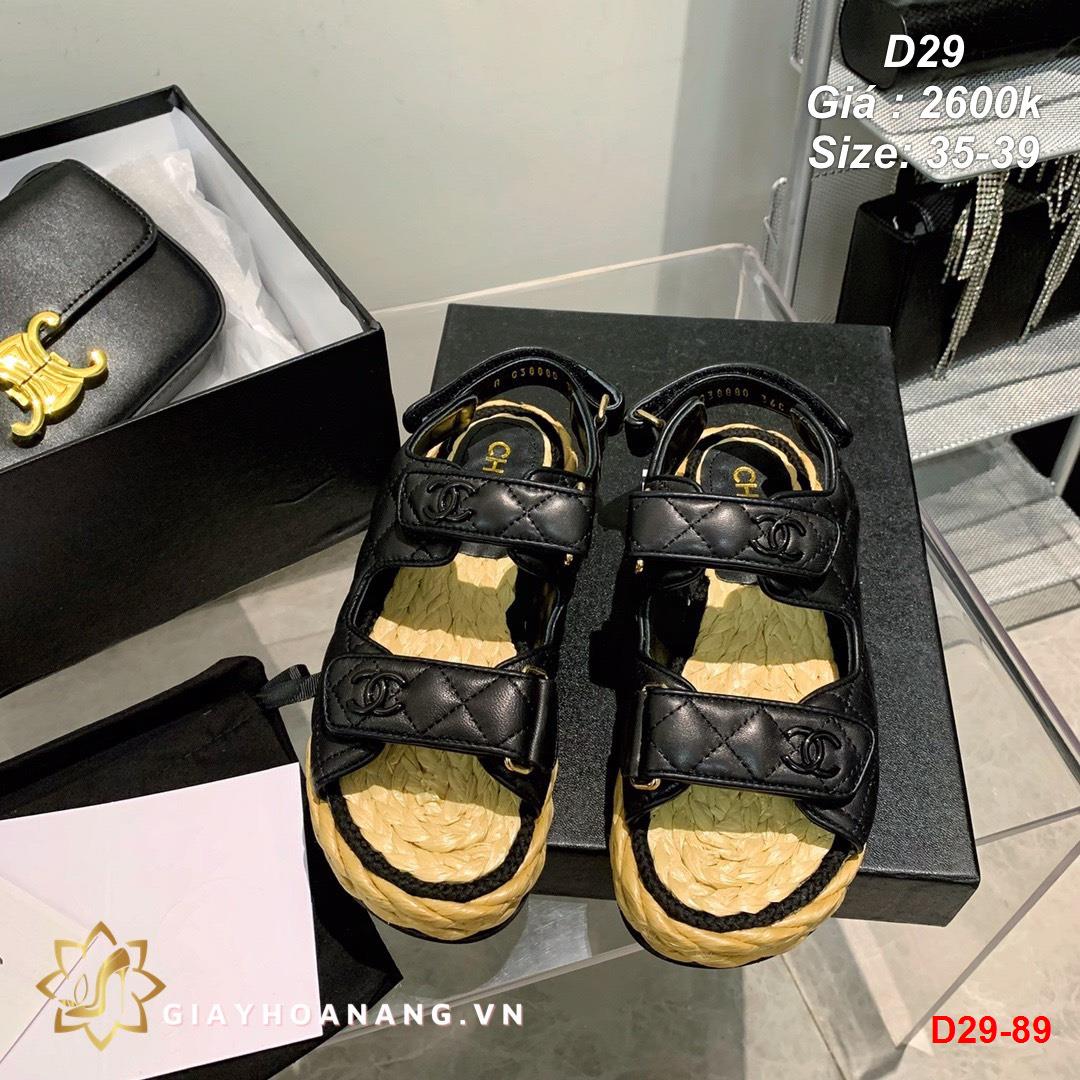 D29-89 Chanel sandal siêu cấp