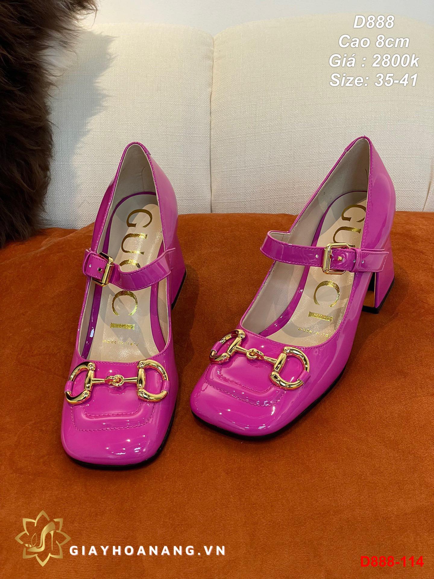 D888-114 Gucci sandal cao 8cm siêu cấp