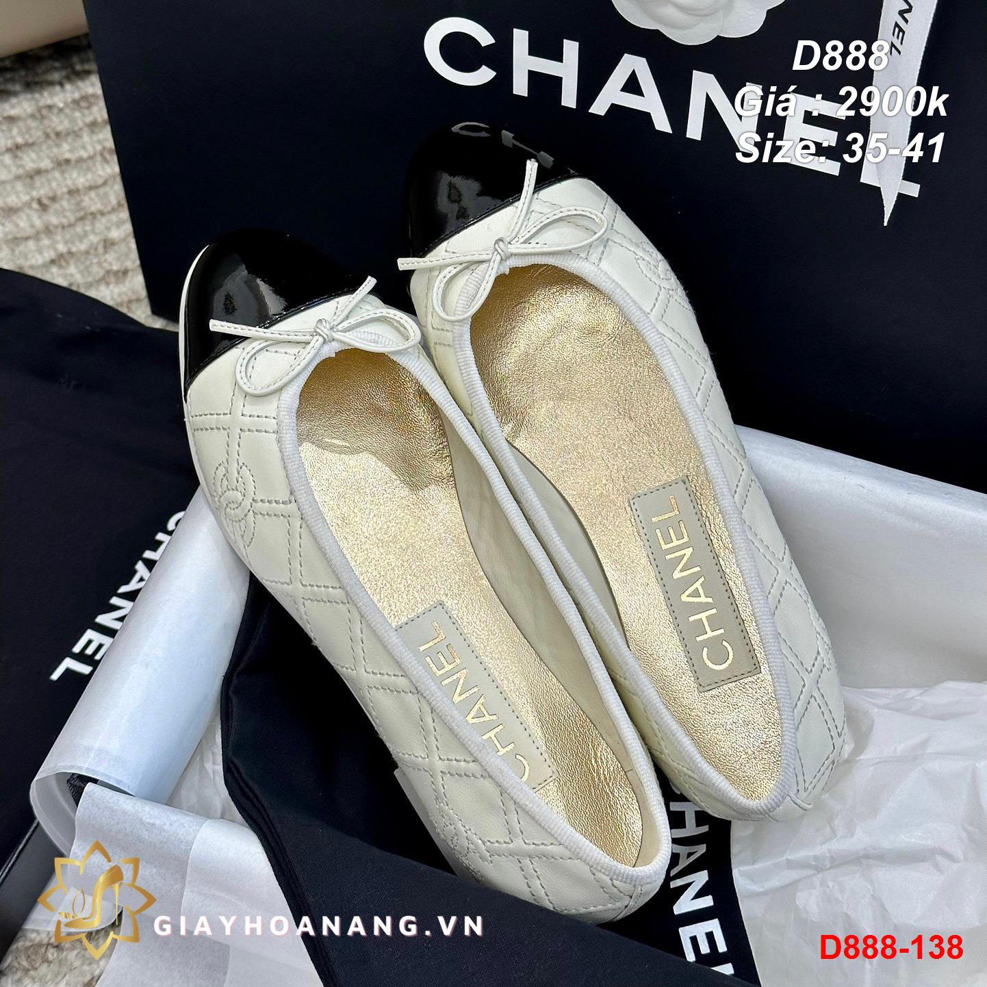 D888-138 Chanel giày bệt siêu cấp