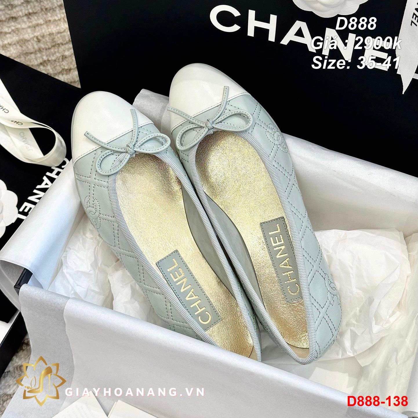 D888-138 Chanel giày bệt siêu cấp
