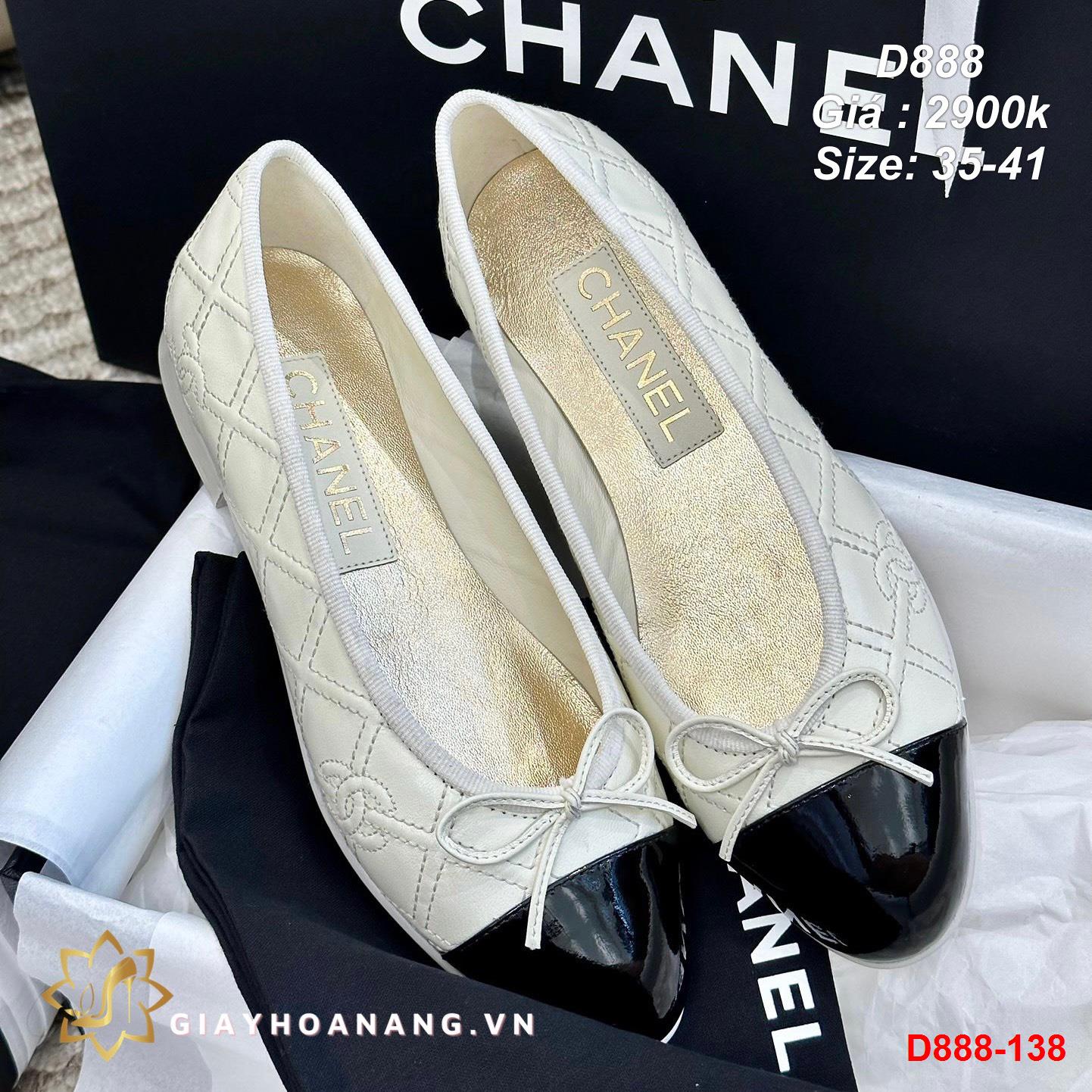 D888-138 Chanel giày bệt siêu cấp