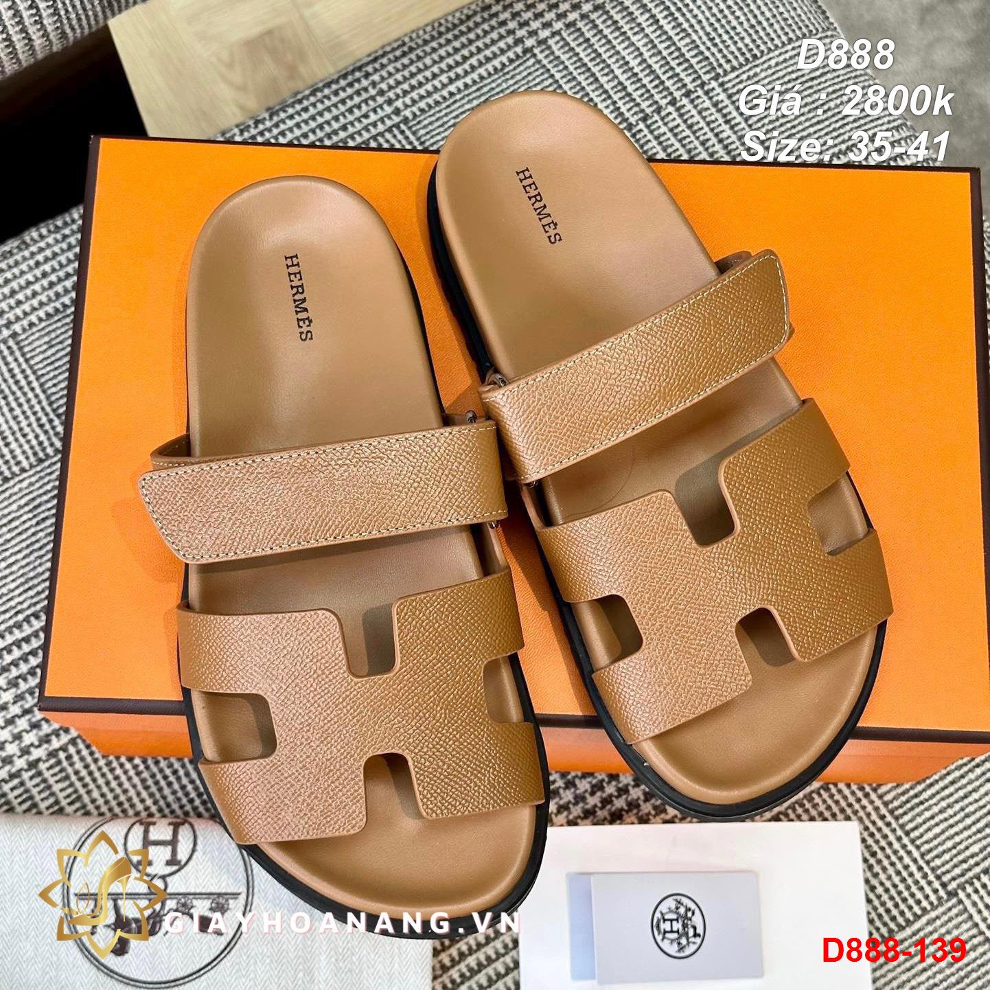 D888-139 Hermes dép siêu cấp