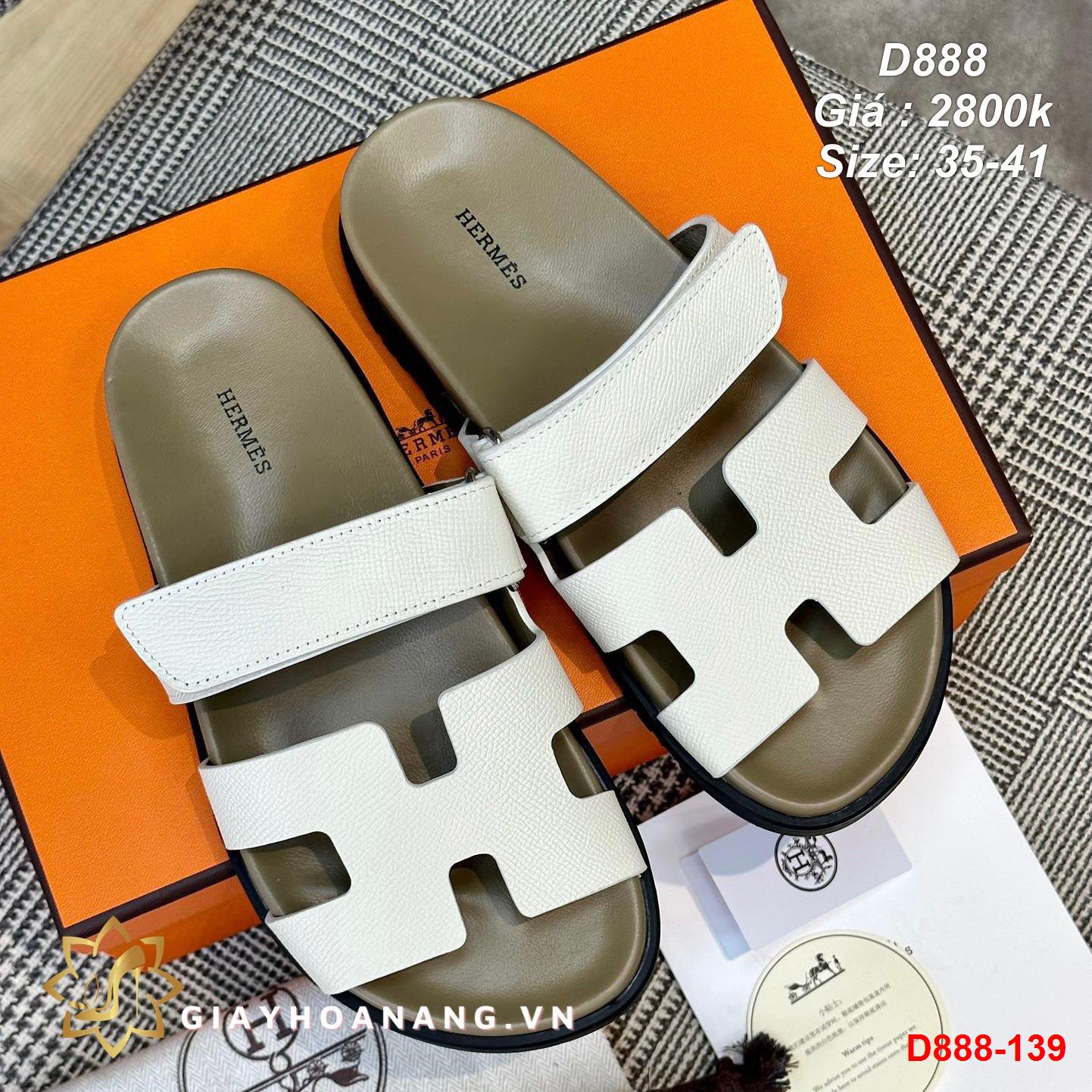 D888-139 Hermes dép siêu cấp