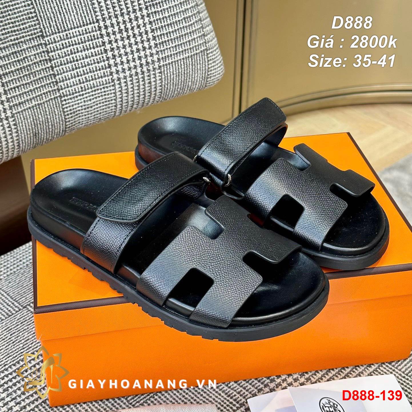 D888-139 Hermes dép siêu cấp