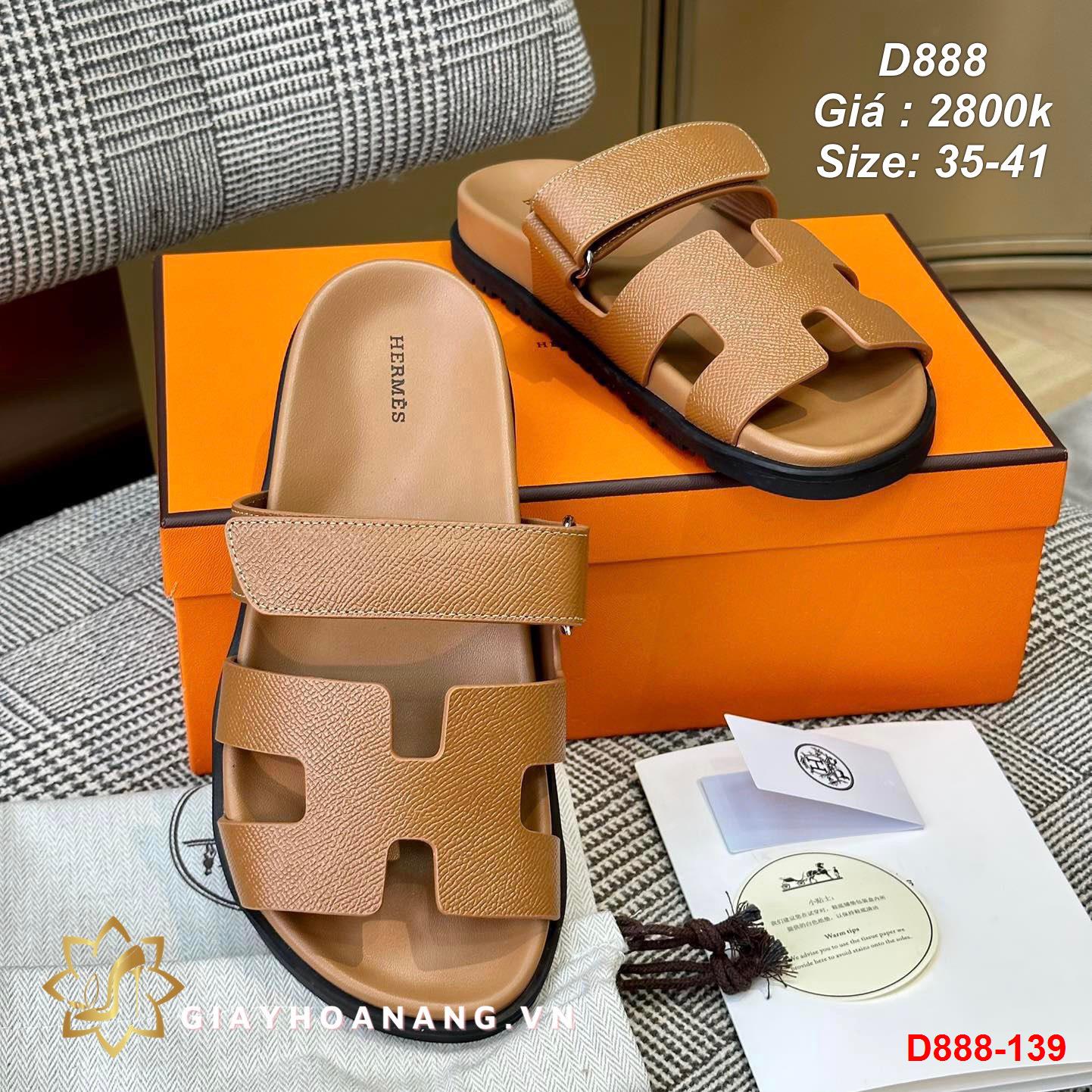 D888-139 Hermes dép siêu cấp