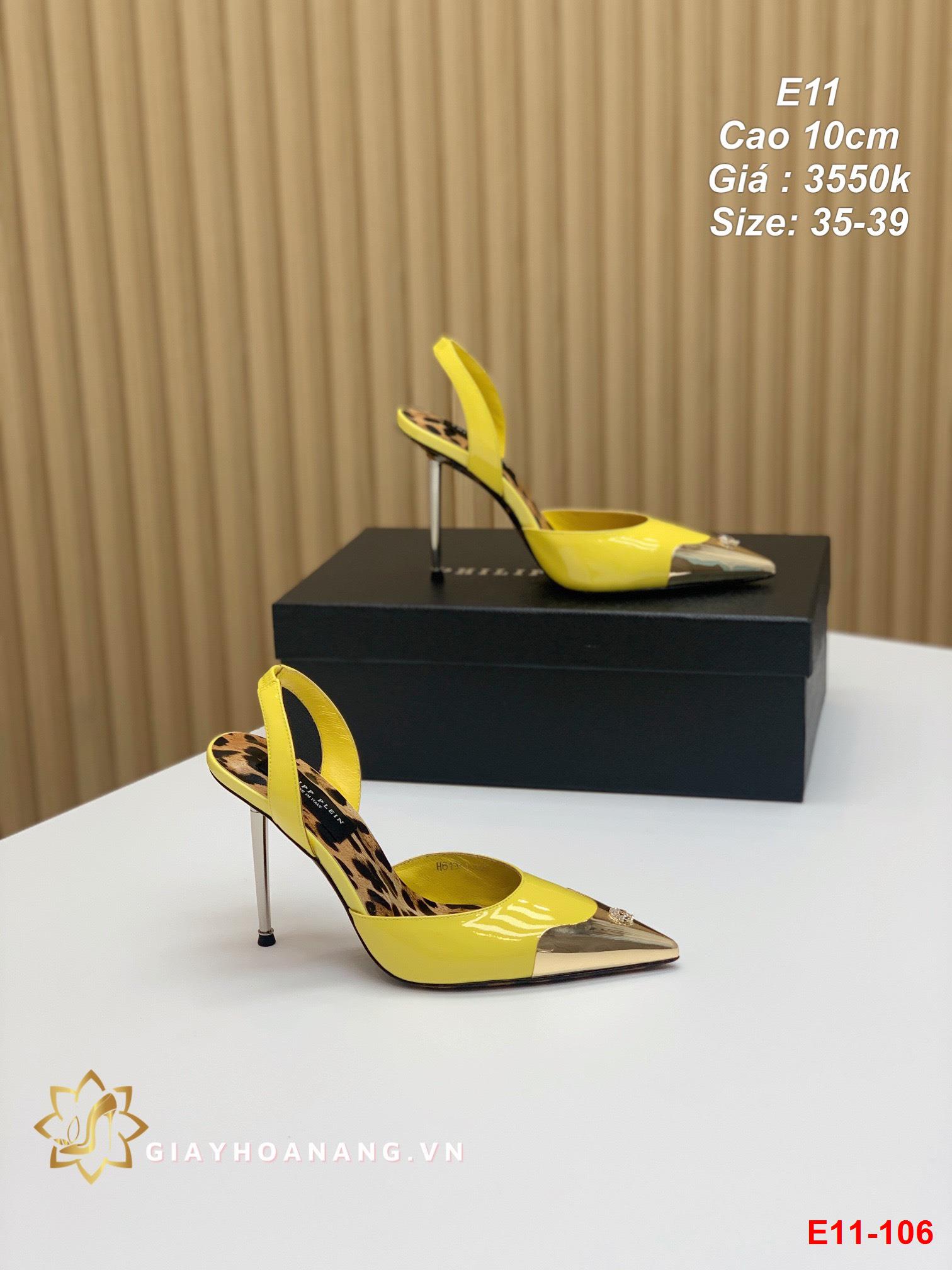 E11-106 Philip Plei sandal cao 10cm siêu cấp