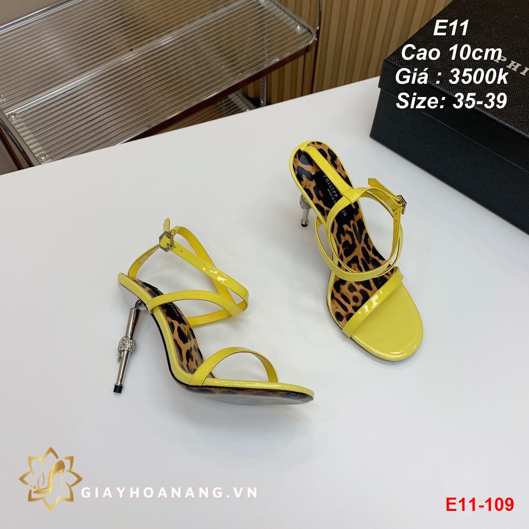 E11-109 Philip Plei sandal cao 10cm siêu cấp