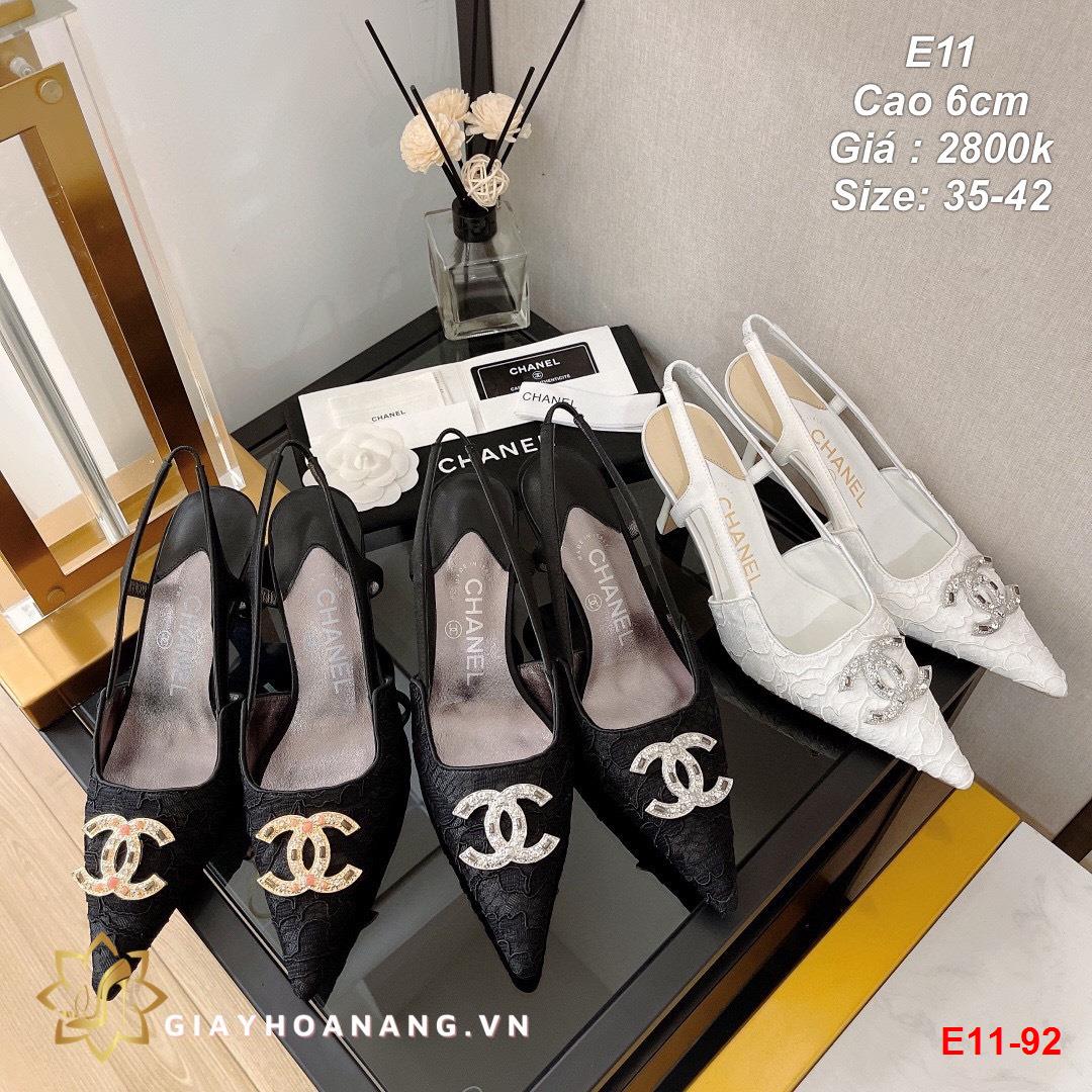 E11-92 Chanel sandal cao 6cm siêu cấp