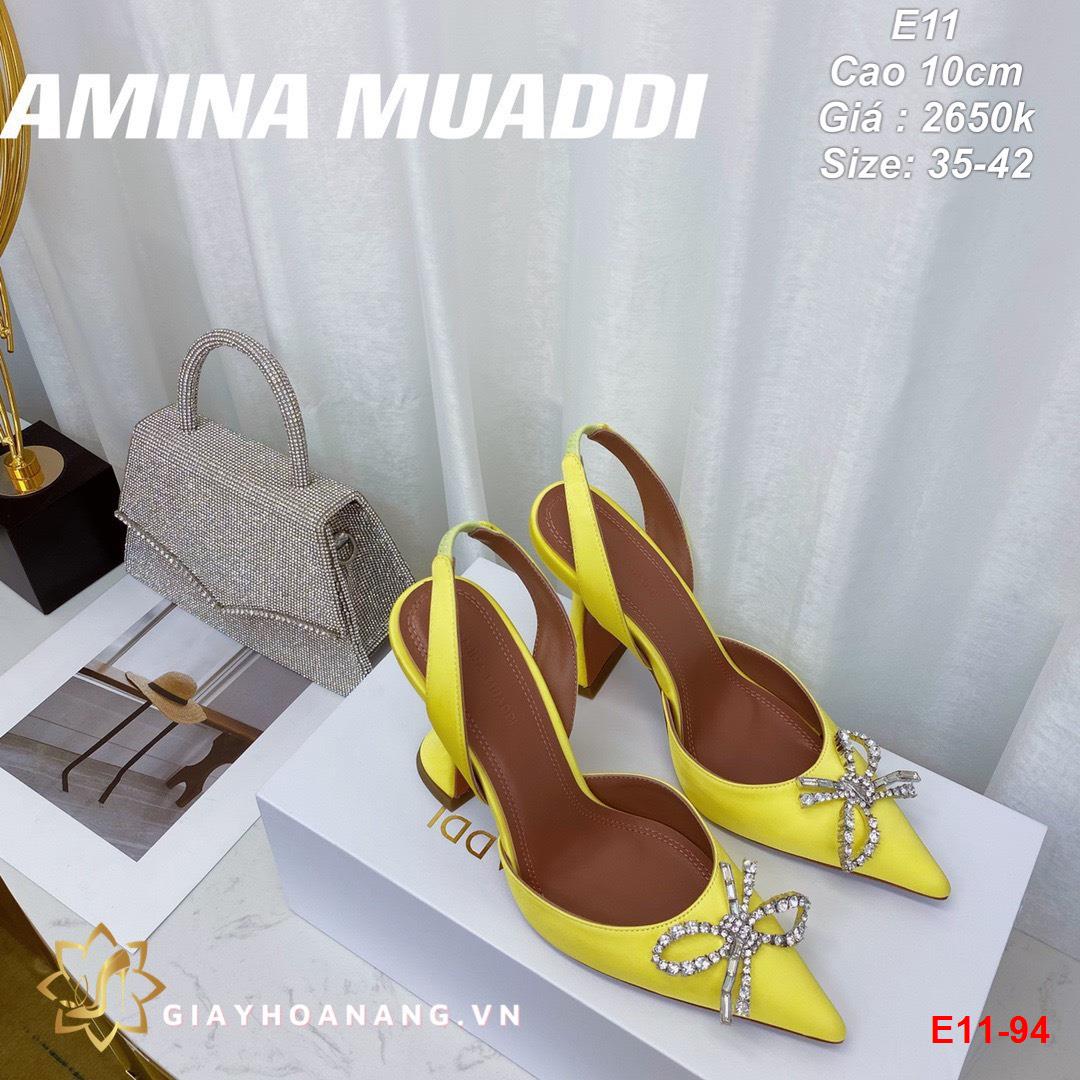 E11-94 Amina Muaddi sandal cao 10cm siêu cấp