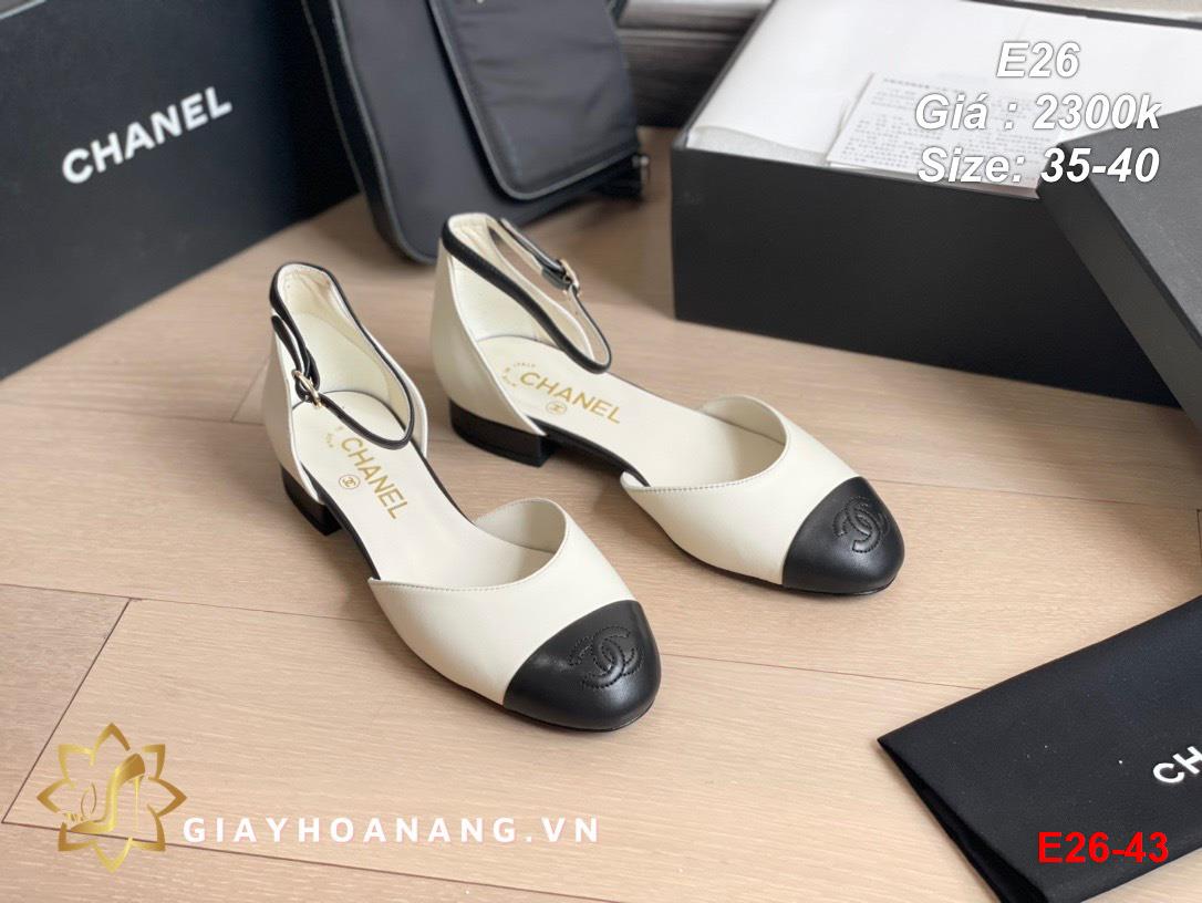 E26-43 Chanel sandal siêu cấp