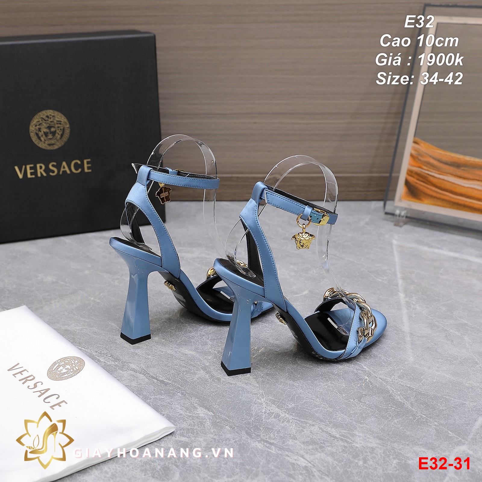 E32-31 Versace sandal cao 10cm siêu cấp