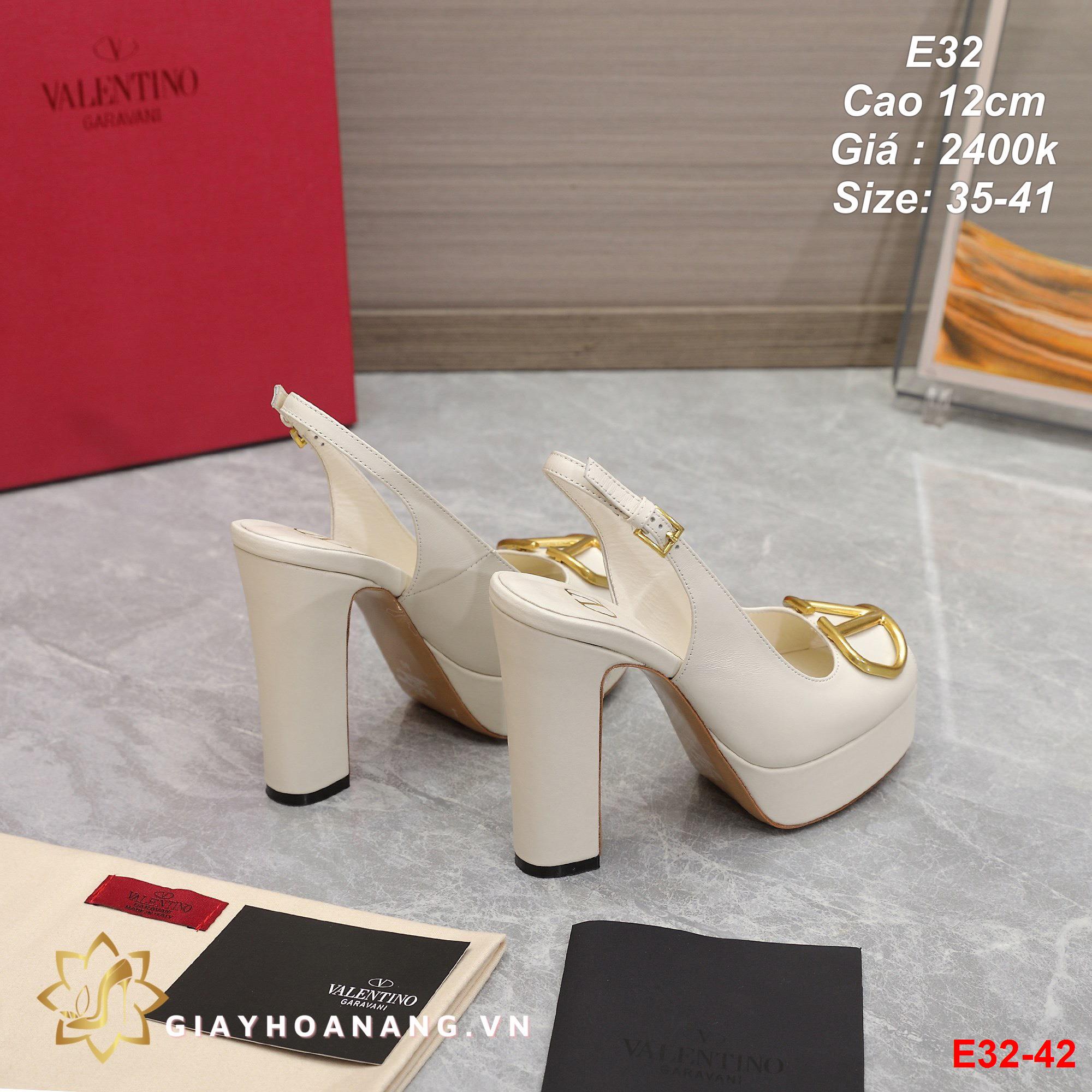 E32-42 Valentino sandal cao 12cm siêu cấp