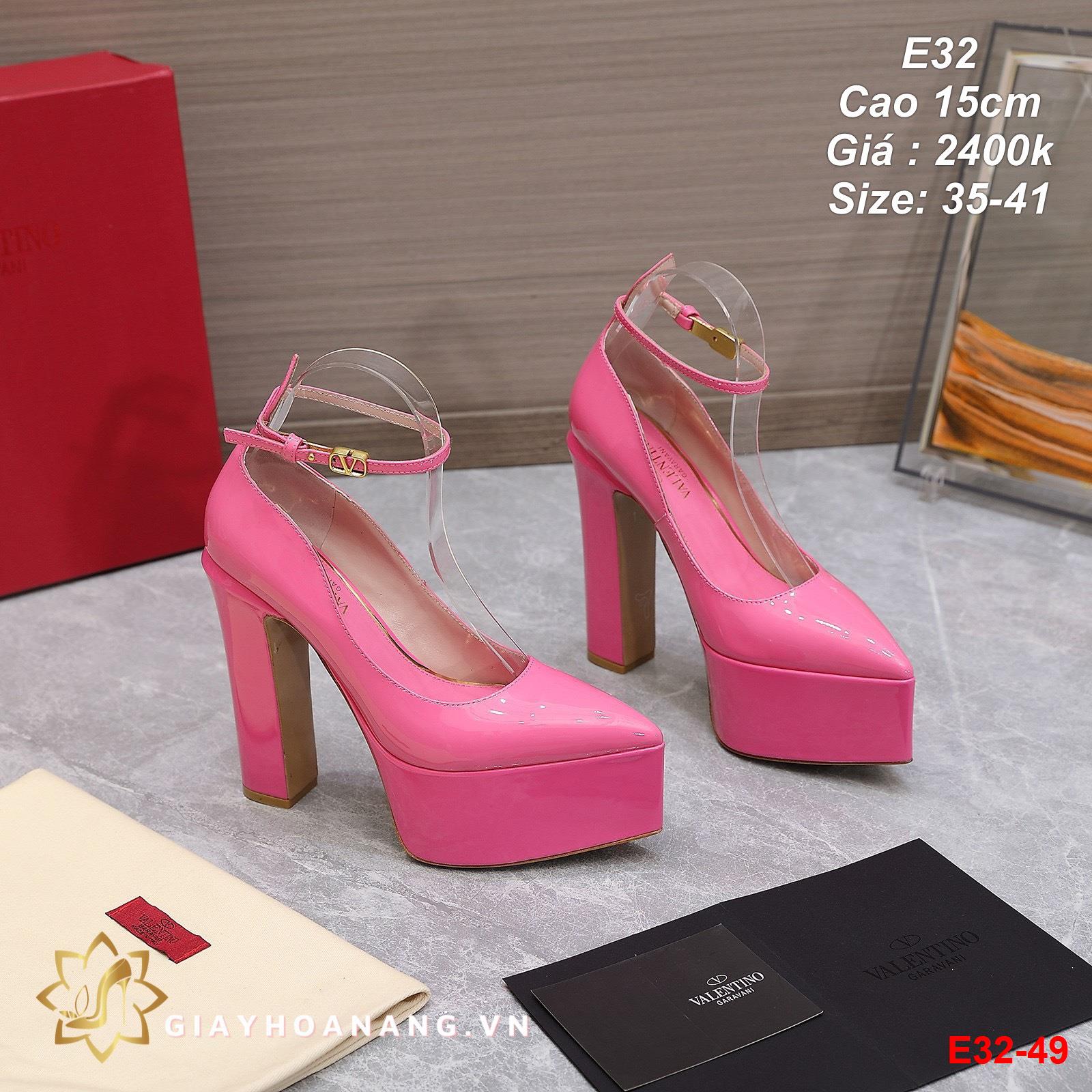 E32-49 Valentino sandal cao 15cm siêu cấp