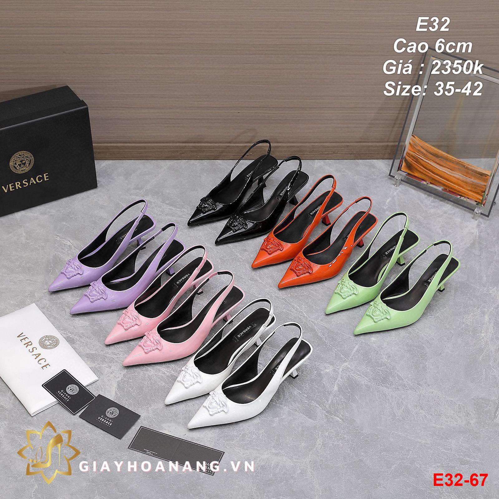 E32-67 Versace sandal cao 6cm siêu cấp