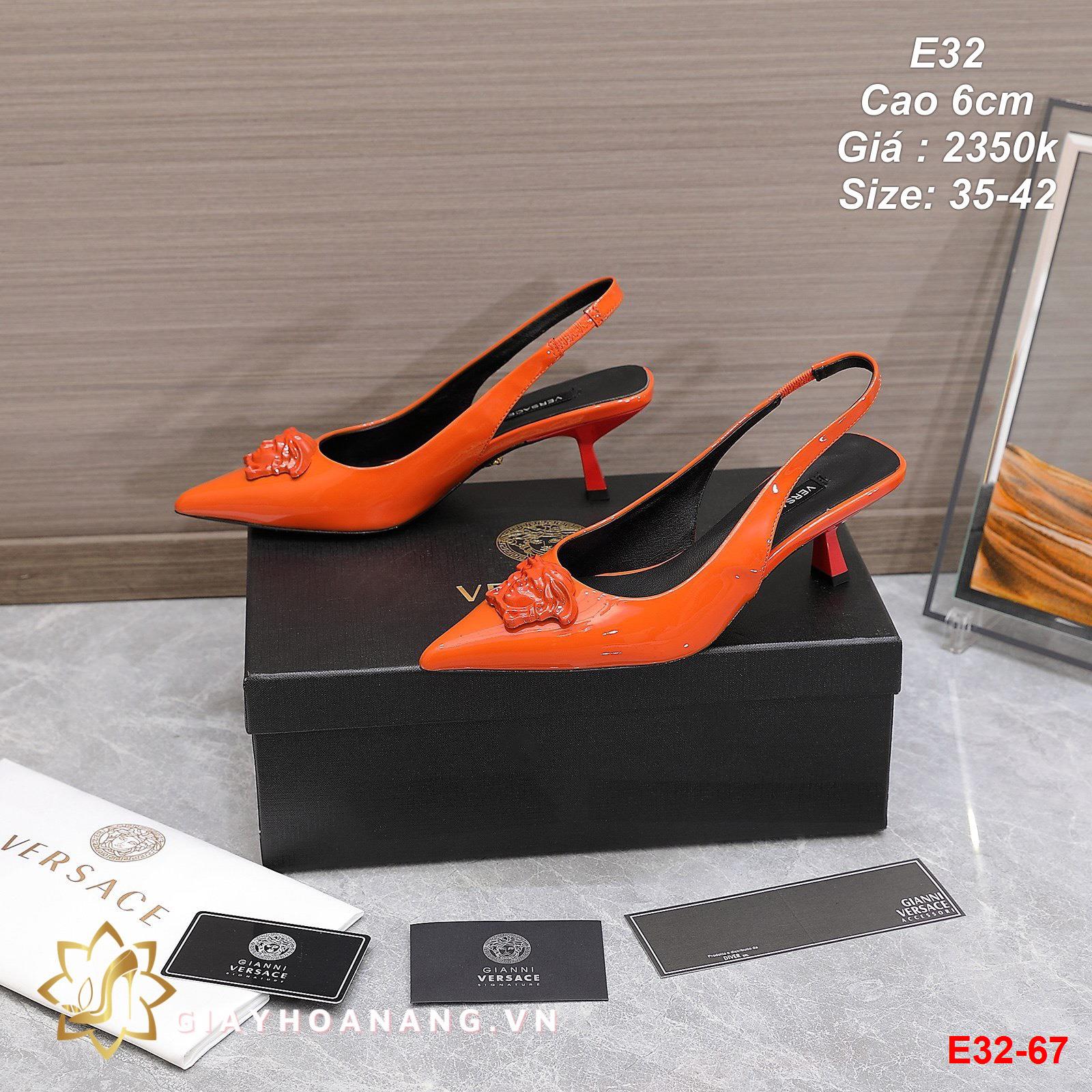 E32-67 Versace sandal cao 6cm siêu cấp