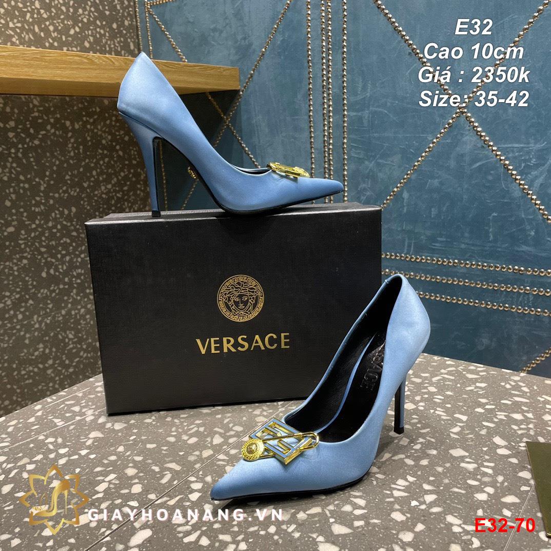 E32-70 Versace giày cao 10cm siêu cấp