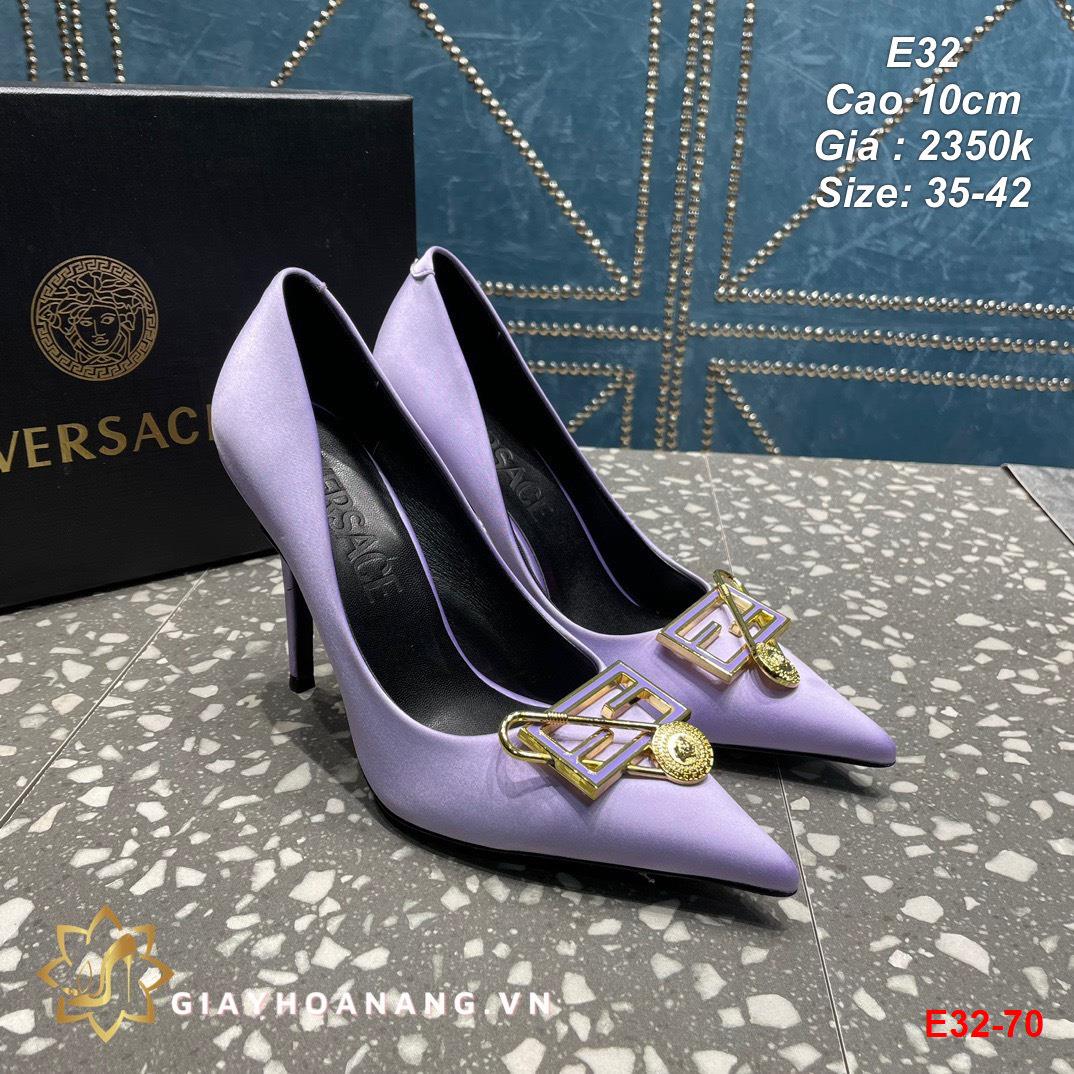 E32-70 Versace giày cao 10cm siêu cấp