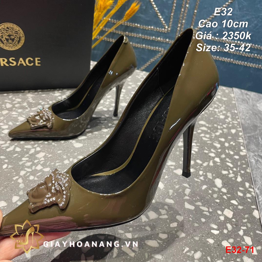 E32-71 Versace giày cao 10cm siêu cấp