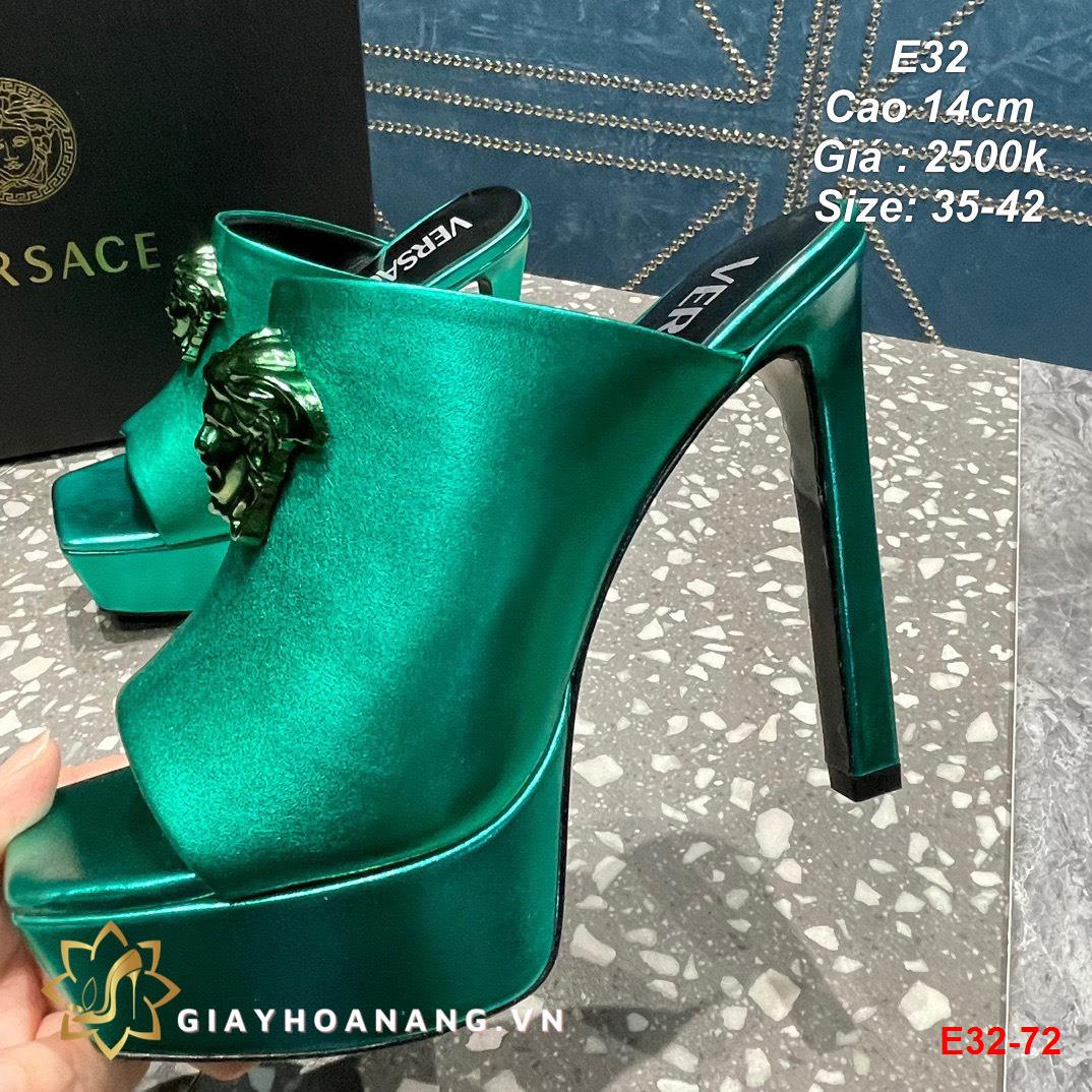 E32-72 Versace dép cao 14cm siêu cấp